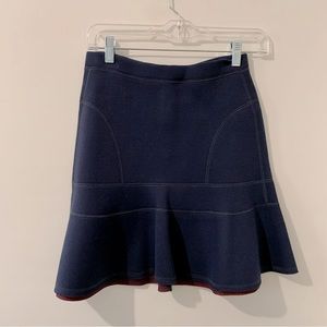 NEW JCREW NAVY SCUBA SKIRT